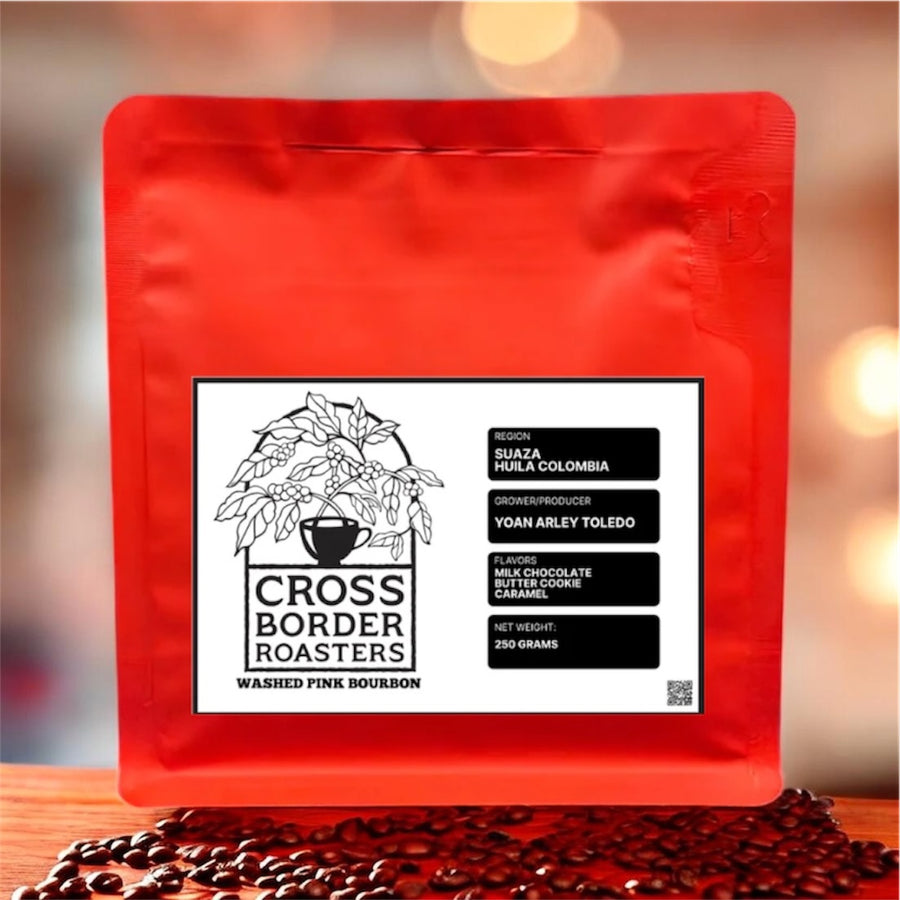 Yoan Arley Toledo Pink Bourbon, Suaza Microlot, Huila, Colombia (250g)