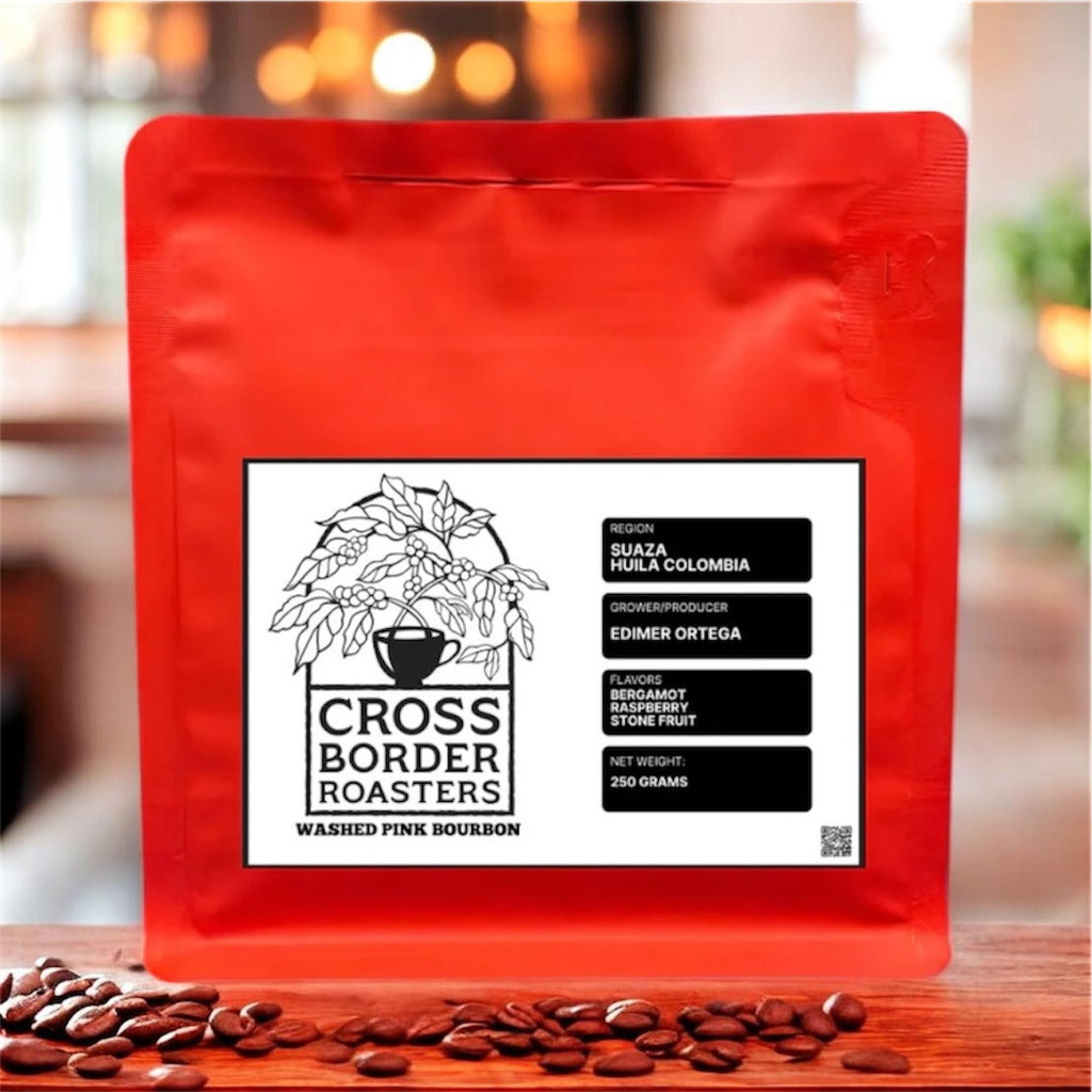 Edimer Ortega Pink Bourbon, Suaza Microlot, Huila, Colombia (250g)