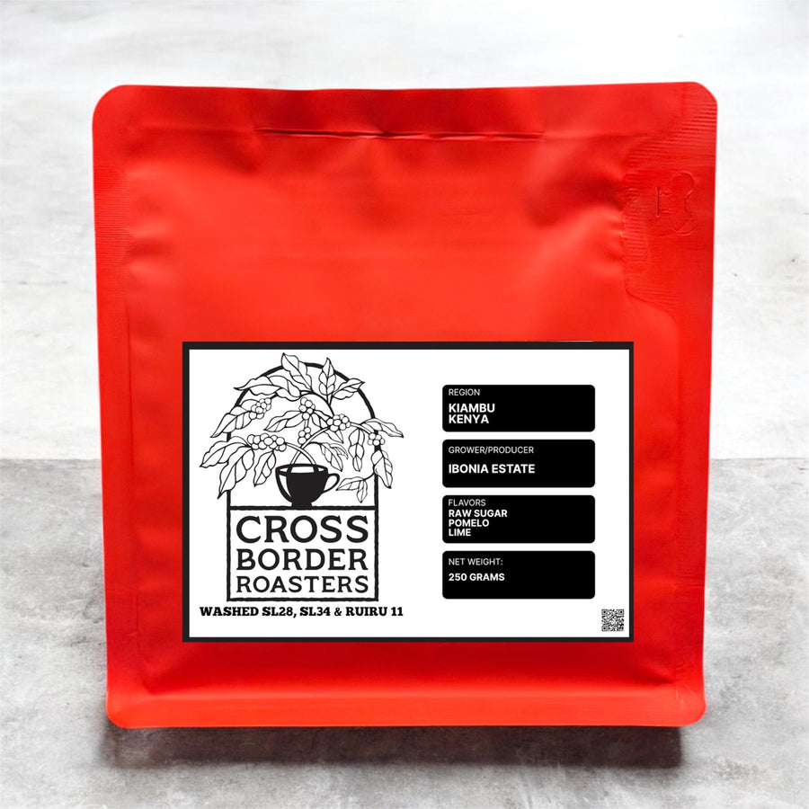 Ibonia Estate AA, Field Blend: Ruiru 11, SL 34, SL28, Kiambu, Kenya (250g)