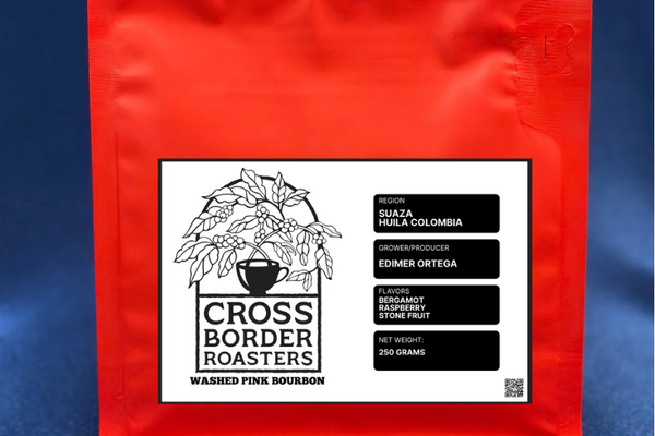Edimer Ortega Pink Bourbon, Suaza Microlot, Huila, Colombia (250g)