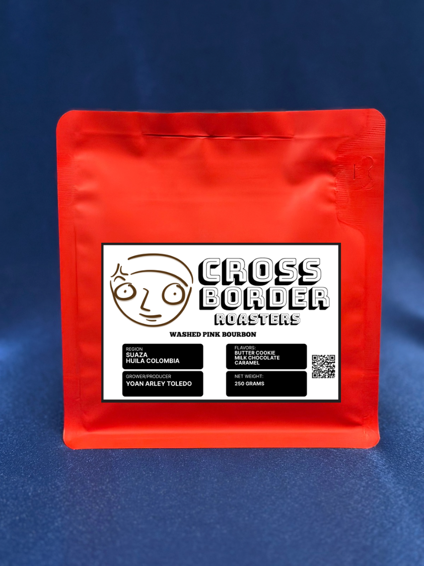 Yoan Arley Toledo Pink Bourbon, Suaza Microlot, Huila, Colombia (250g)